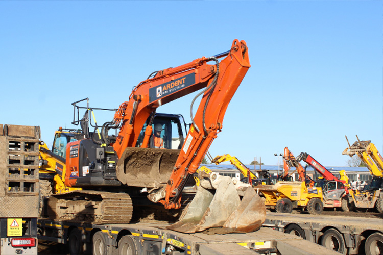 Ardent Hire construction vehicles 