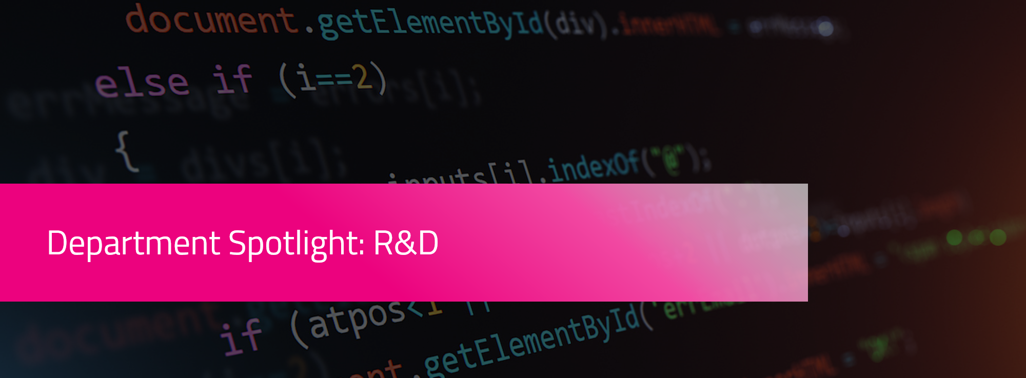 KCS SA - Dept spotlight - R&D