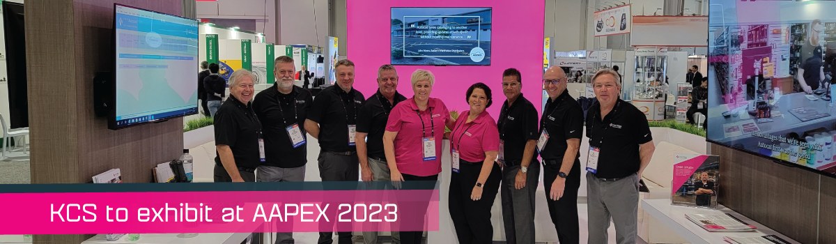 KCS team at the AAPEX 2023 expo.