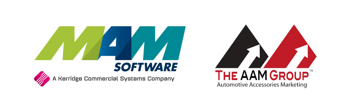 MAM Software logo and AAM Event logo