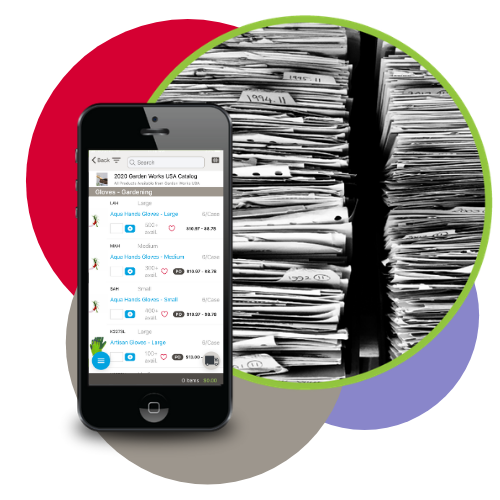 Mockup of OrderEase on a smartphone