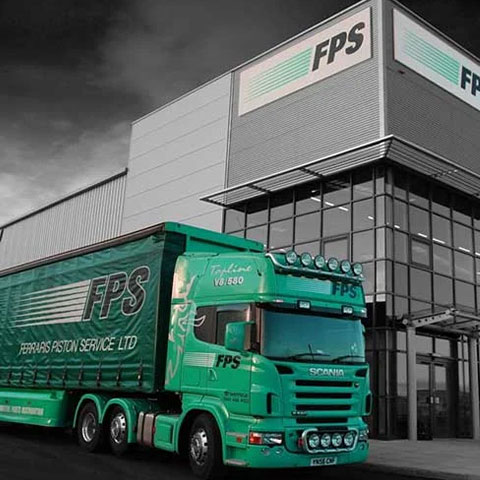 FPS Distribution truck infront their warehouse